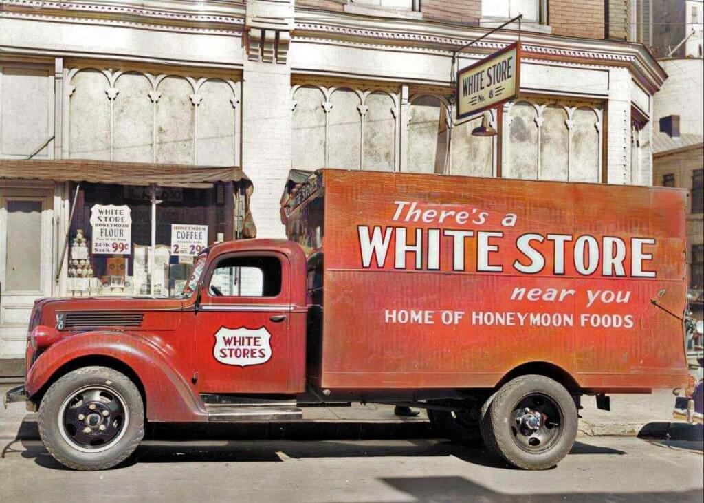 White Stores Truck